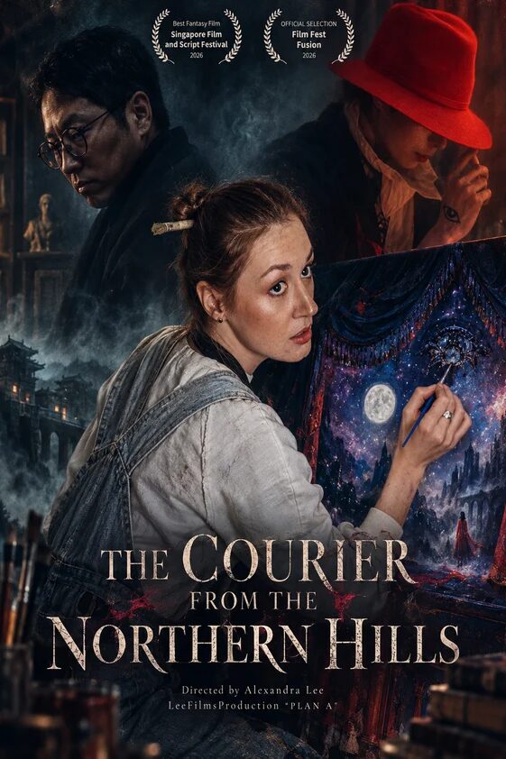 Poster for the film The Courier from the Northern Hills
